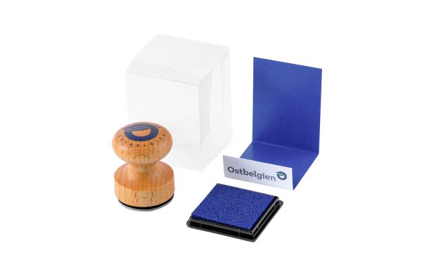 Stempel in der Box mit Stempelkissen