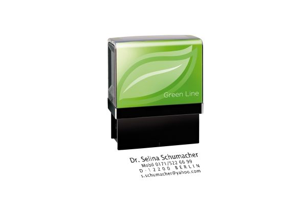 Stempelautomat "Green Line", Digitaldruck