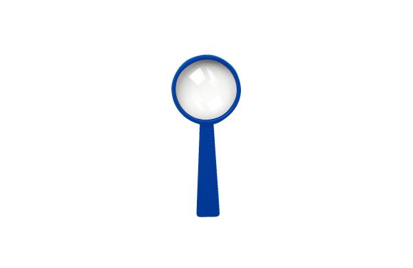 Stiellupe "Handle 4 x", blau