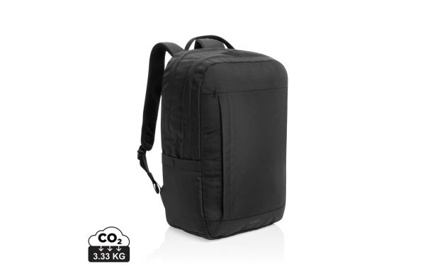 Swiss Peak Aware™ Edin 100% RPET 15,6" Laptop Rucksack, schwarz