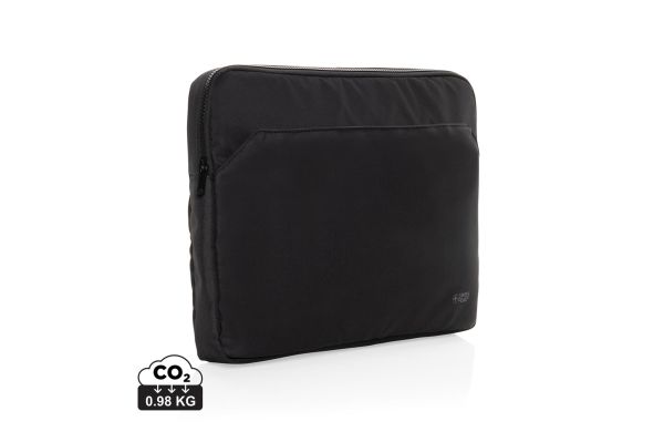 Swiss Peak Aware™ RPET Essential 15.6" Laptop Sleeve, schwarz