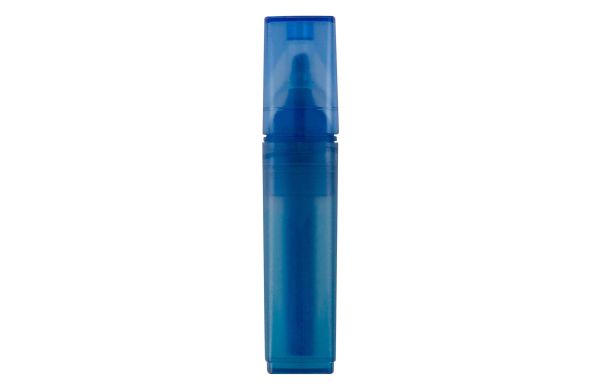 Textmarker aus R-PET-Material, blau - blau