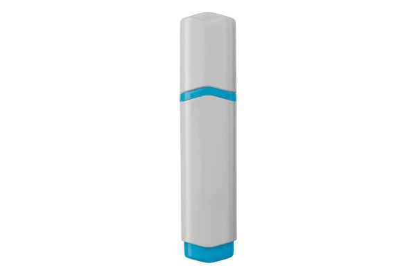 Textmarker, weiss - blau