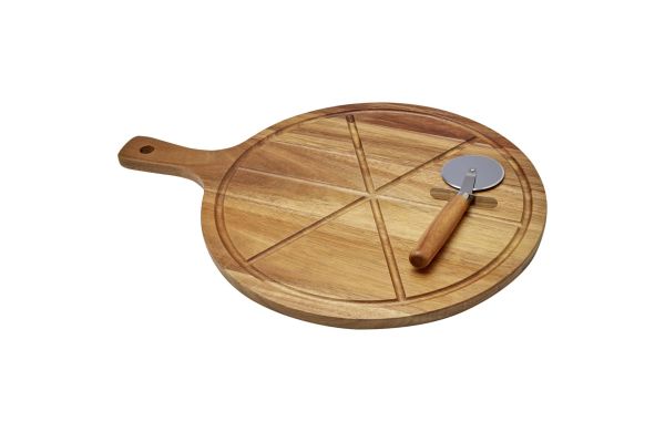 Timberito Pizza Set, mittelbraun