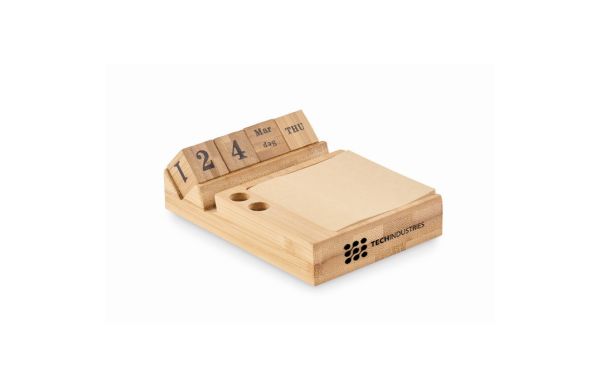 BOOTOP Tischkalender Bambus, holz
