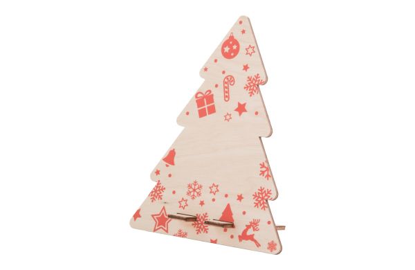 Vallvik Handyhalter Weihnachtsbaum, natur, rot