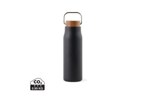 VINGA Ciro RCS recycelte Vakuumflasche 300ml, schwarz