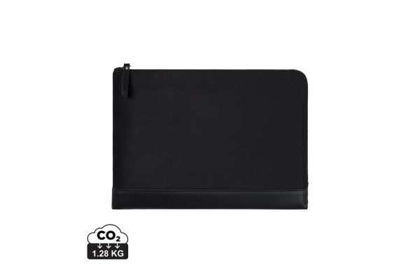 VINGA Marlow 14" Laptop Sleeve aus RCS recyceltem Polyester, schwarz