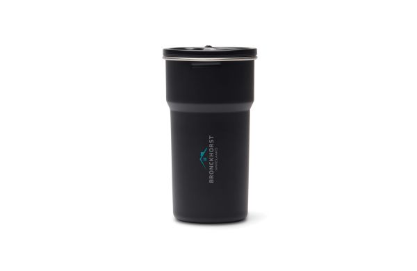 VINGA Parks Becher aus RCS Stainles Steel, 4 Stück, 250ml, schwarz