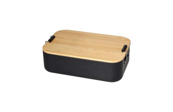 Vorratsdose "Bamboo", groß, schwarz/beige