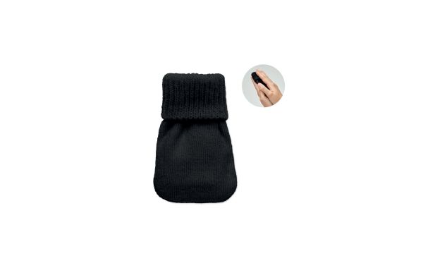 WARMMUFF Gel-Wärmekissen mit Bezug, schwarz