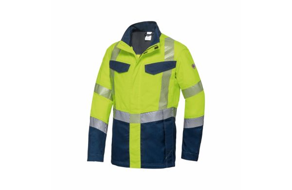 Warnschutz-Multinorm-Jacke Klasse 1 APC1 2208-590 warngelb-nachtblau