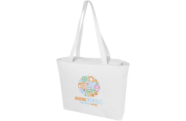 Weekender 500 g/m²  Aware recycelte Tragetasche, weiss