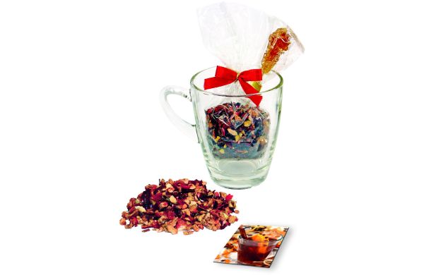 Weihnachts-Teeglas