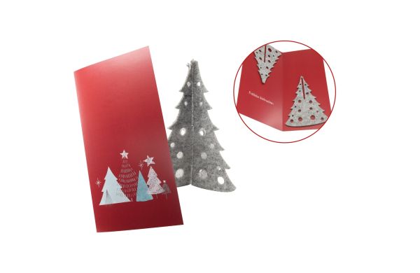 Weihnachtskarte Winterwald