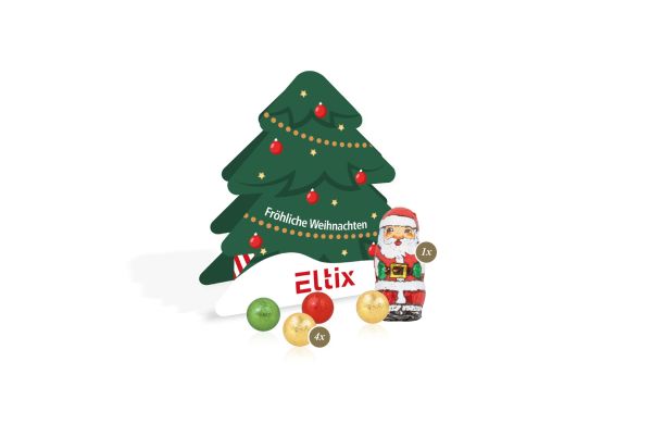 Weihnachtsmann Mit Lindt Lindor Kugel Klimaneutral FSC
