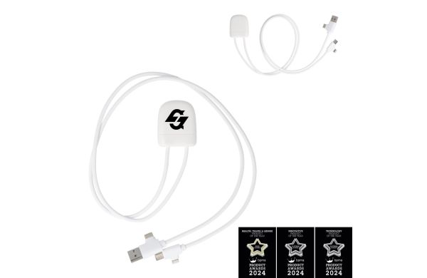 Xoopar Ice-Tag Kabel wird mit Find My Tracker geliefert, weiss
