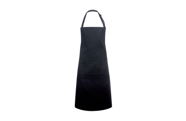 XXL-Latzschürze Basic in Übergrösse mit Schnalle und Tasche BLS 9 schwarz