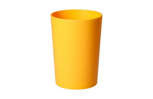 Zahnputzbecher aus Kunststoff "Pure", gelb