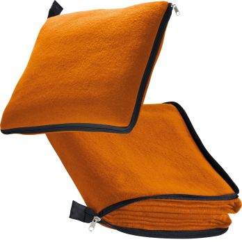 2in1 XL-Polyesterfleece-Decke/Kissen Radcliff