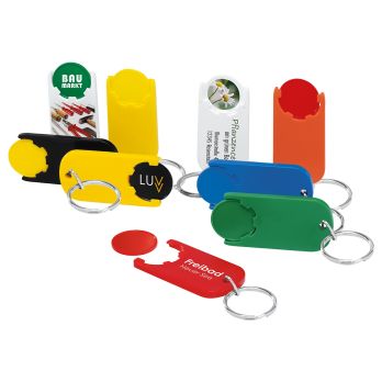 Chiphalter mit 1€-Chip und Ring "Alpha"