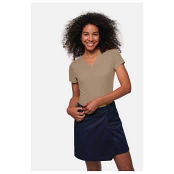 Damen V-Shirt mit Funktionsgewebe 181