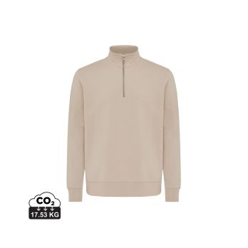 IQONIQ Elgon Quarter-Zip-Sweater aus rec. Baumwolle