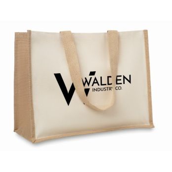 CAMPO DE FIORI Jute/Canvas Shopper