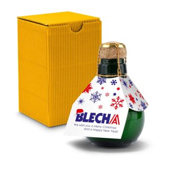 Kleinste Sektflasche der Welt! Eigendesign - Inklusive Geschenkkarton