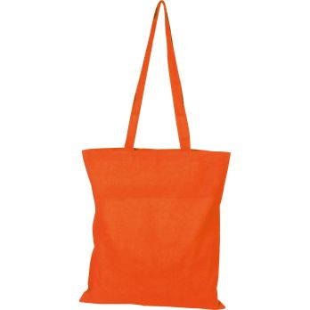 Oeko-Tex® STANDARD 100 Baumwolltasche mit langen Henkeln, 140g/m²