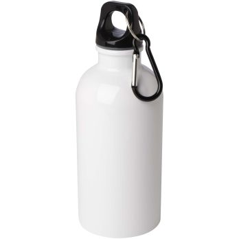 Oregon 400 ml RCS-zertifizierte, einwandige Trinkflasche aus Edelstahl mit Karabinerhaken