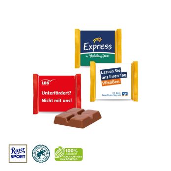 Ritter SPORT Mini mit Werbebanderole