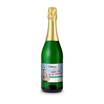 Sekt Cuvée - Flasche grün - 0,75 l