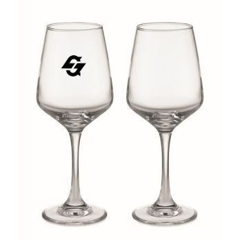 CHEERS Set mit 2 Weingläsern