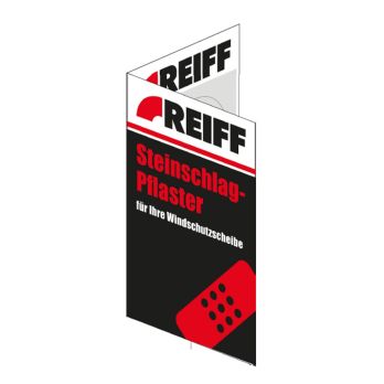 Steinschlagpflaster-Klappkarte hoch