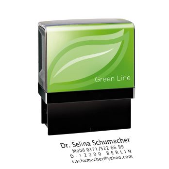 Stempelautomat "Green Line", Digitaldruck