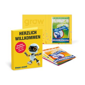 Werbe-Klappkarte Mit Ahoj Brause Pulver