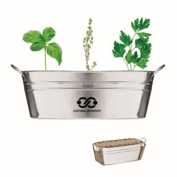 MIX SEEDS Zink-Pflanzkübel