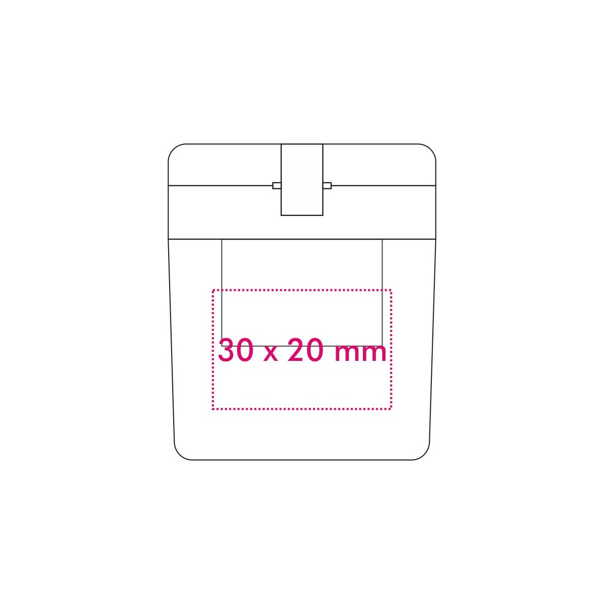 Rückseite (3 x 2 cm)