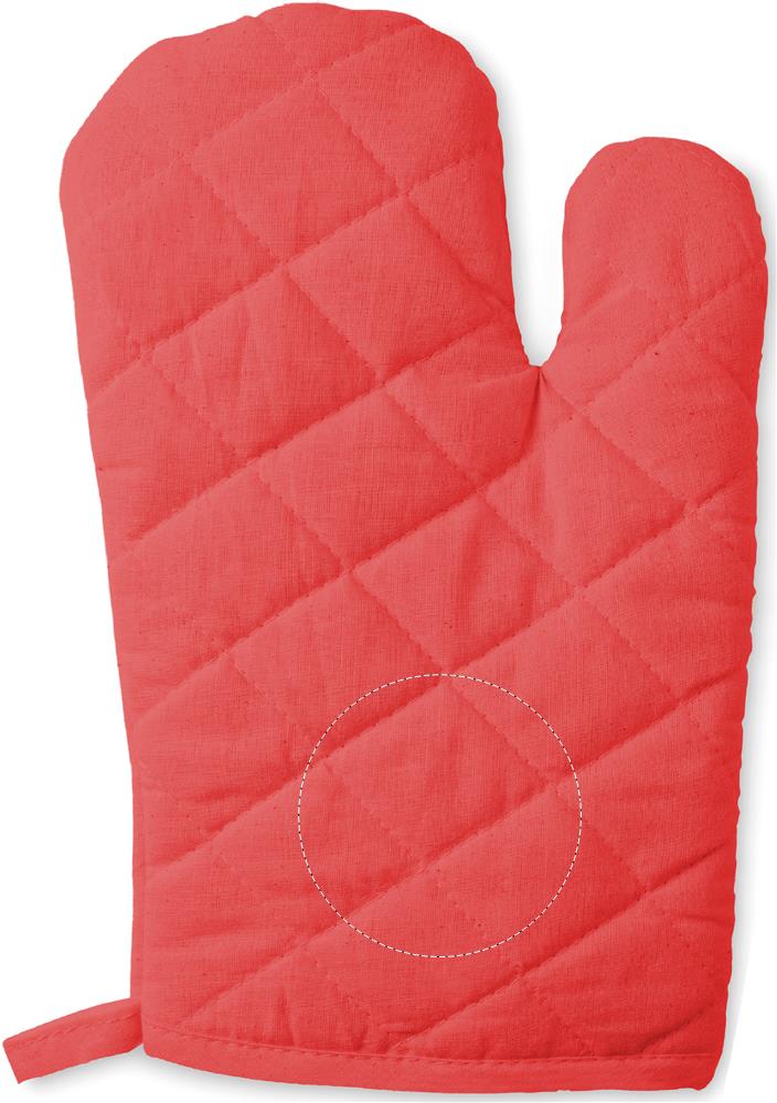 Handschuh Rückseite (6,5 x 6,5 cm)