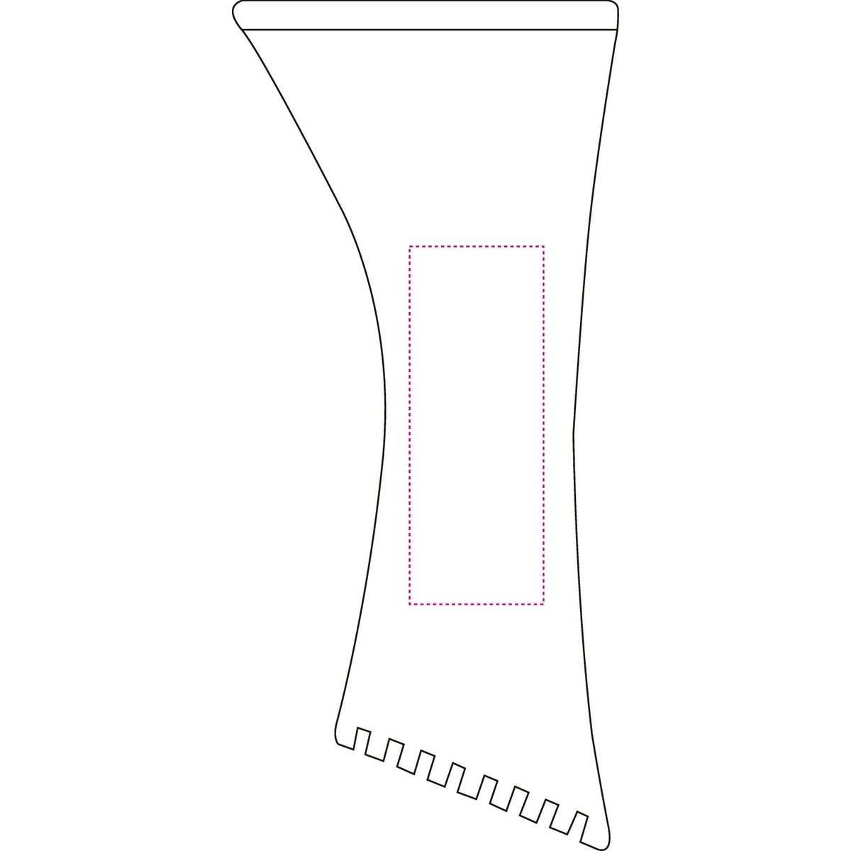 mittig (80 x 30 mm)