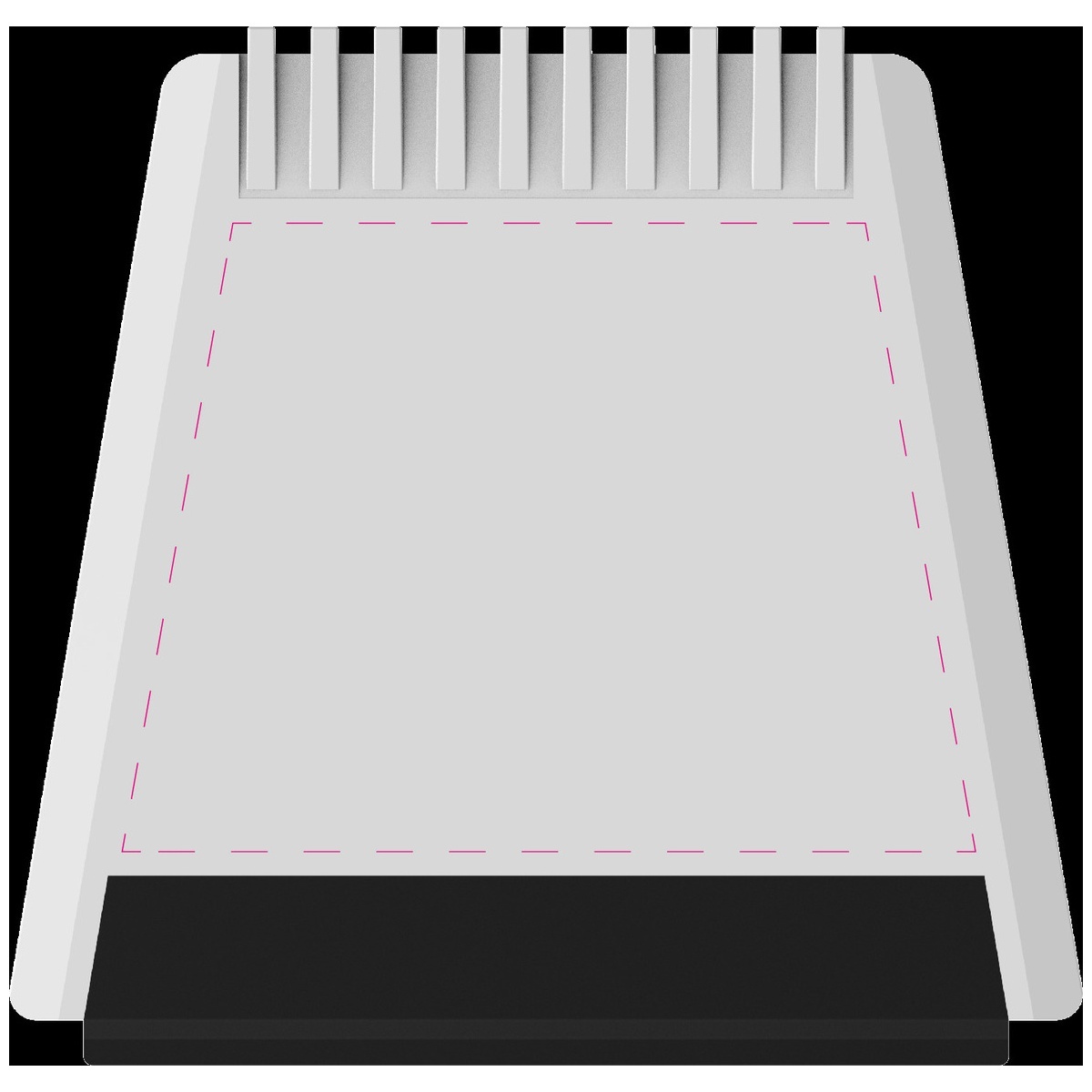 mittig (70 x 95 mm)