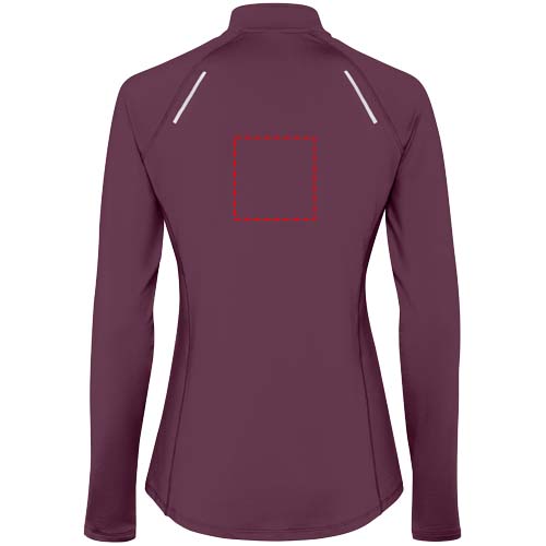 Großflächig auf die Rückseite (9,9 x 9,9 cm )