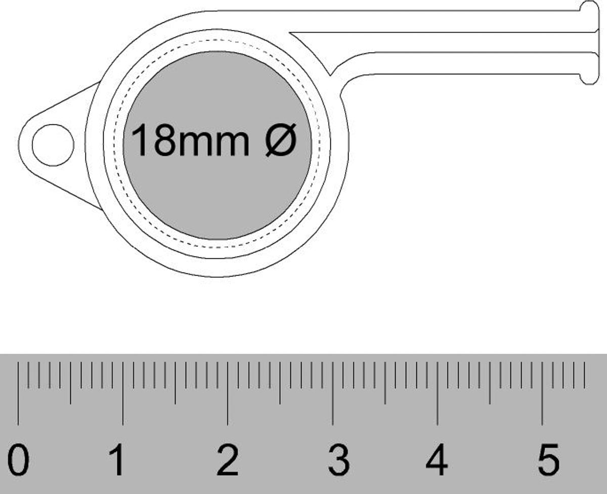 seitlich (Ø 1,8 cm)