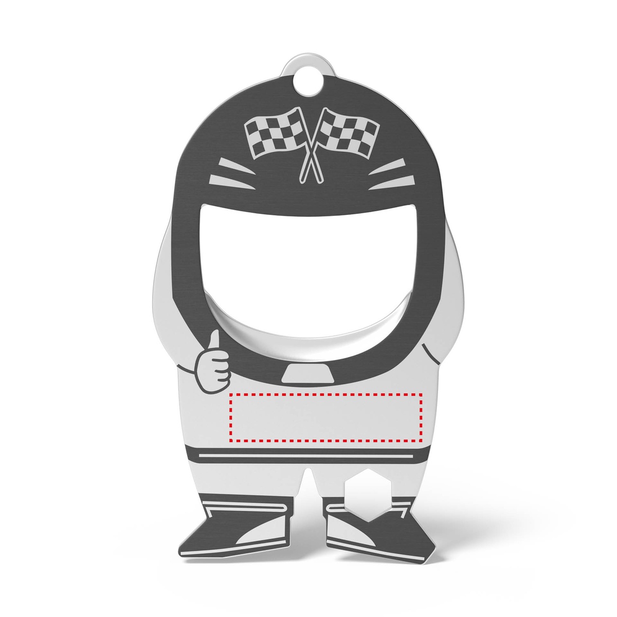 Auf dem Produkt (2,7 x 0,5 cm)