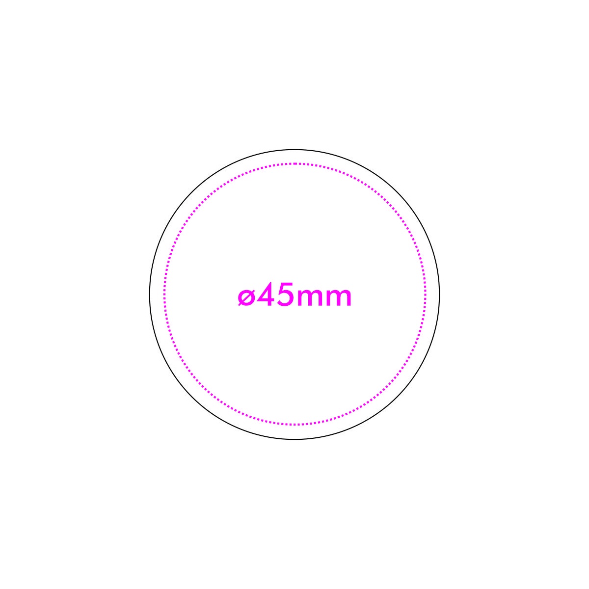 Rückseite (ø 4,5 cm)