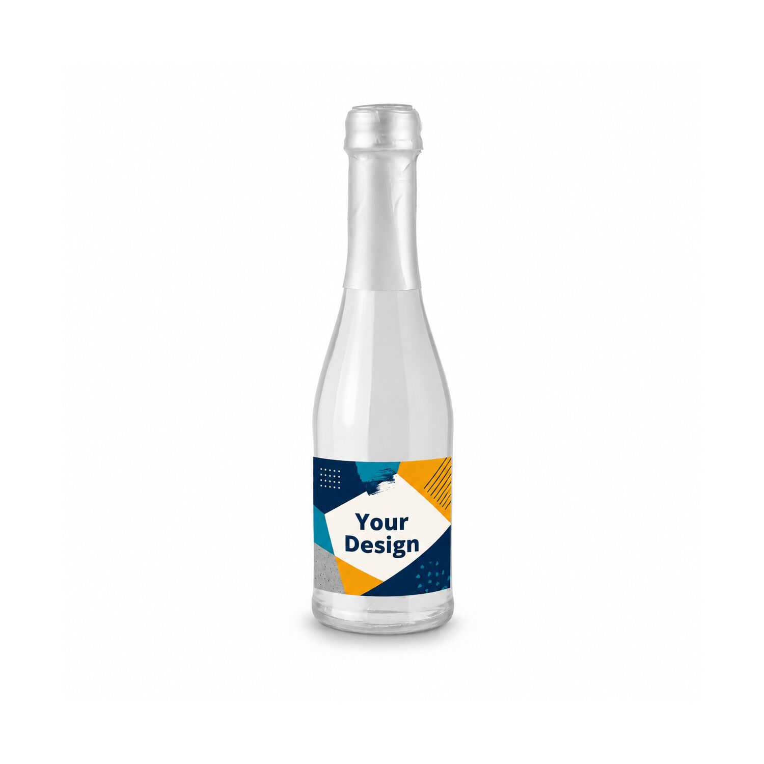 Flasche-Vorderseite (13 x 5 cm)