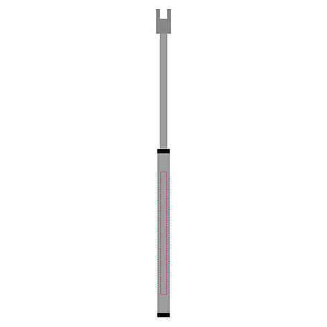 Feuerzeug-Griff (0,5 x 10 cm)