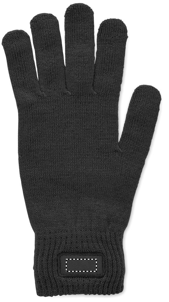 Handschuh links (1 x 2,5 cm)