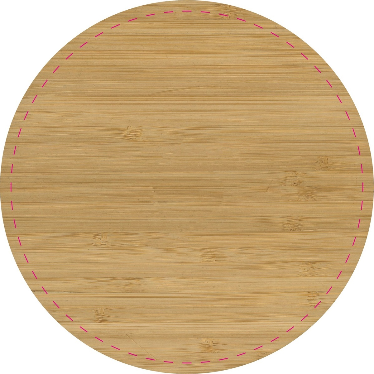 mittig auf Deckel (Ø 160 mm)